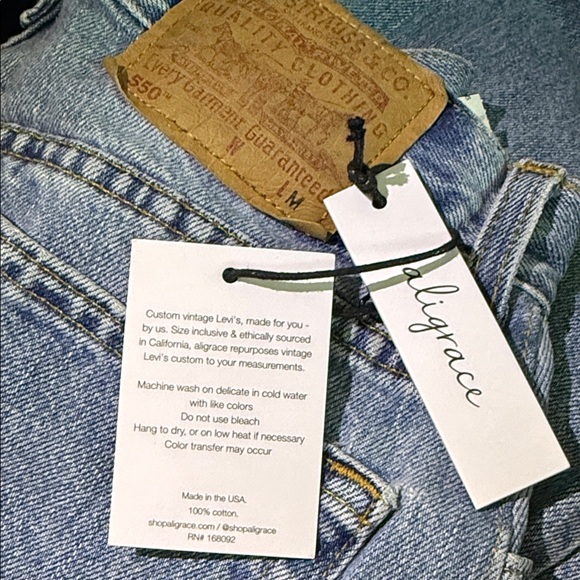 Levi’s Women’s Aligrace Ultra Baggy Customs Size 24 NWT MSRP $526 - Picture 12 of 16